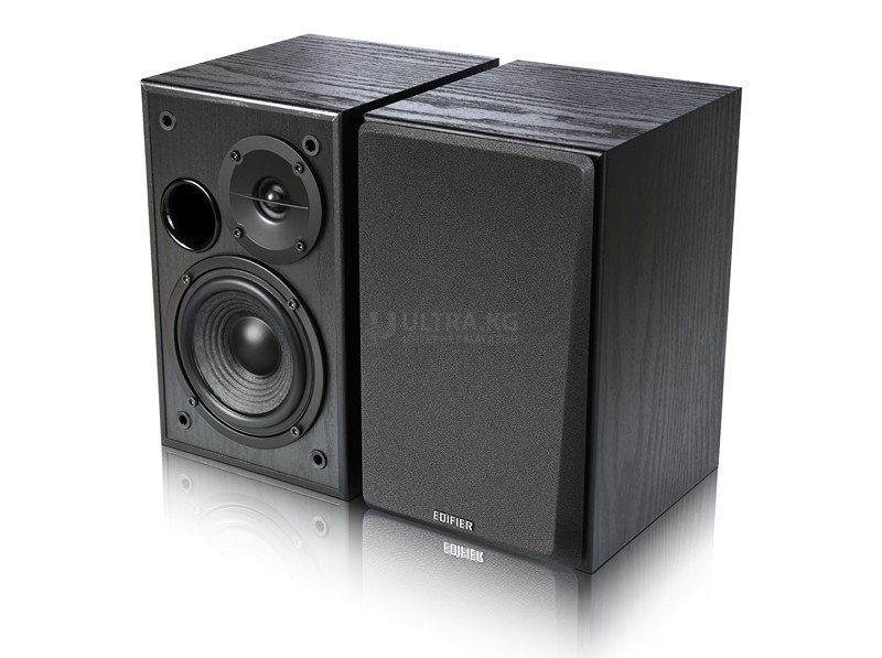 Звуковая система Edifier R1100, 85dB, RCA - 3.5mm Auxiliary, RCA, RMS 21W X 2 ( DRC ON ), цифровой тракт на усилителях класса D, МДФ, Черный Звуковая система Edifier R1100, 85dB, RCA - 3.5mm Auxiliary, RCA, RMS 21W X 2 ( DRC ON ), цифровой тракт на усилителях класса D, МДФ, Черный
