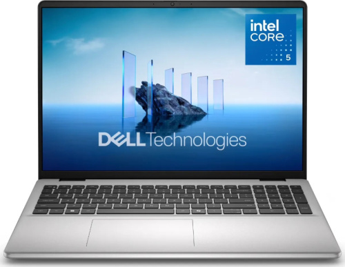 Ноутбук Dell 16 DC16251, Intel 5-120U(up to 5.0Ghz), 8GB DDR5, 512GB SSD M2 NVMe, Intel® Iris® Xᵉ Graphics, 16" FHD (1920x1080) TOUCHSCREEN IPS, HDMI WiFi BT Win11, ENG-RUS, серебро [LDC16251-5506SLV-PUS]