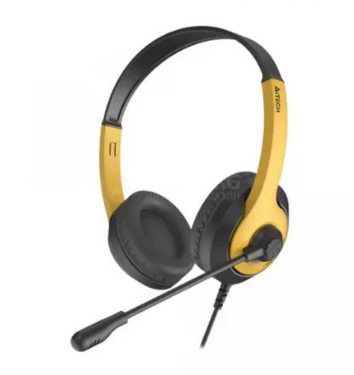 Наушники с микрофоном A4Tech FH100U, Bumblebee, 20-20000Ghz, 100dB, 32 Ohm, USB, 2m Наушники с микрофоном A4Tech FH100U, Bumblebee, 20-20000Ghz, 100dB, 32 Ohm, USB, 2m