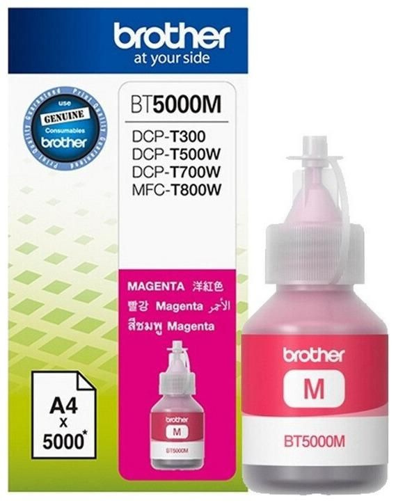 Картридж Brother(BT5000M) Magenta 48.8 ml Cartridge for ink printer DCP-T520W/ T520/T420/T500W/T820/T310/T710/T225/T510/T720/T420W/T300/T700W Картридж Brother(BT5000M) Magenta 48.8 ml Cartridge for ink printer DCP-T520W/ T520/T420/T500W/T820/T310/T710/T225/T510/T720/T420W/T300/T700W