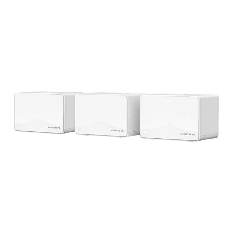 Mesh-система Wi-Fi 7 MERCUSYS Halo H25BE (3-pack) (BE3600/ 2,4ГГц до 688Мбит/с/ 5 ГГц до 2,8Гбит/с/ до 650 м²/ 3×WAN/LAN 1 Гбит/с/ 4K-QAM/ Multi-Link) Mesh-система Wi-Fi 7 MERCUSYS Halo H25BE (3-pack) (BE3600/ 2,4ГГц до 688Мбит/с/ 5 ГГц до 2,8Гбит/с/ до 650 м²/ 3×WAN/LAN 1 Гбит/с/ 4K-QAM/ Multi-Link)