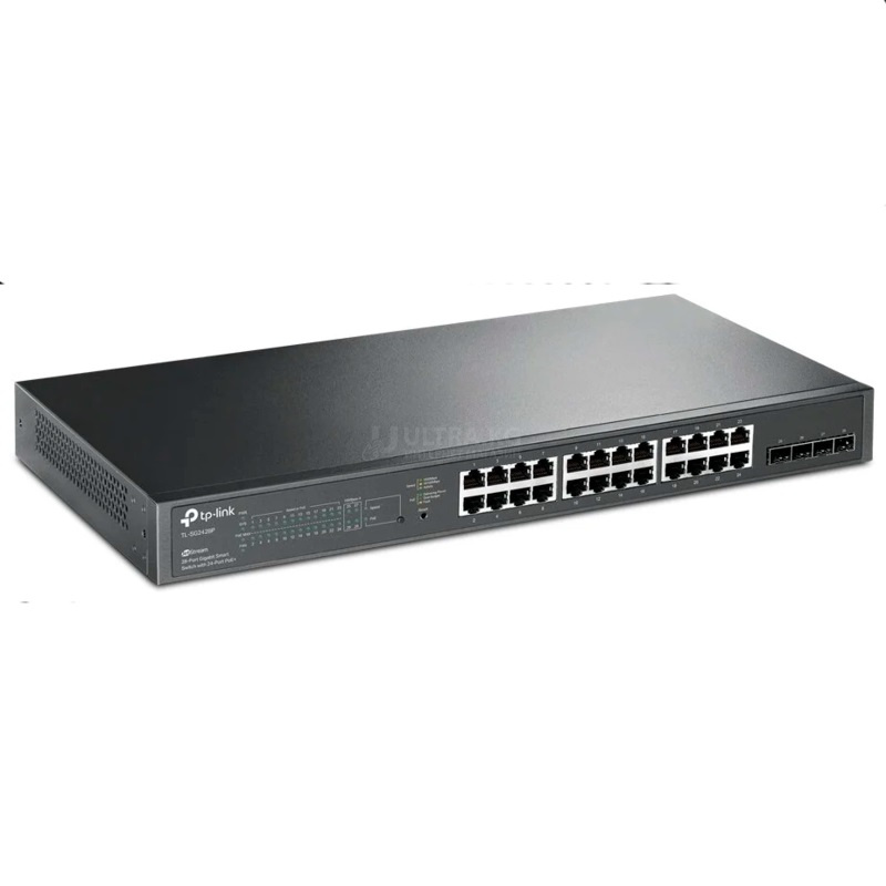 Коммутатор сетевой TP-LINK SG3428x (4xSFP+ 10Gb/s, 24xPoE 1Gb/s, 128Gb/s, Omada) 23.6W Коммутатор сетевой TP-LINK SG3428x (4xSFP+ 10Gb/s, 24xPoE 1Gb/s, 128Gb/s, Omada) 23.6W