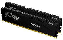 DDR5 64GB (2x32GB) PC-44800 (5600MHz) KINGSTON FURY BEAST BLACK KF556C40BBK2-64