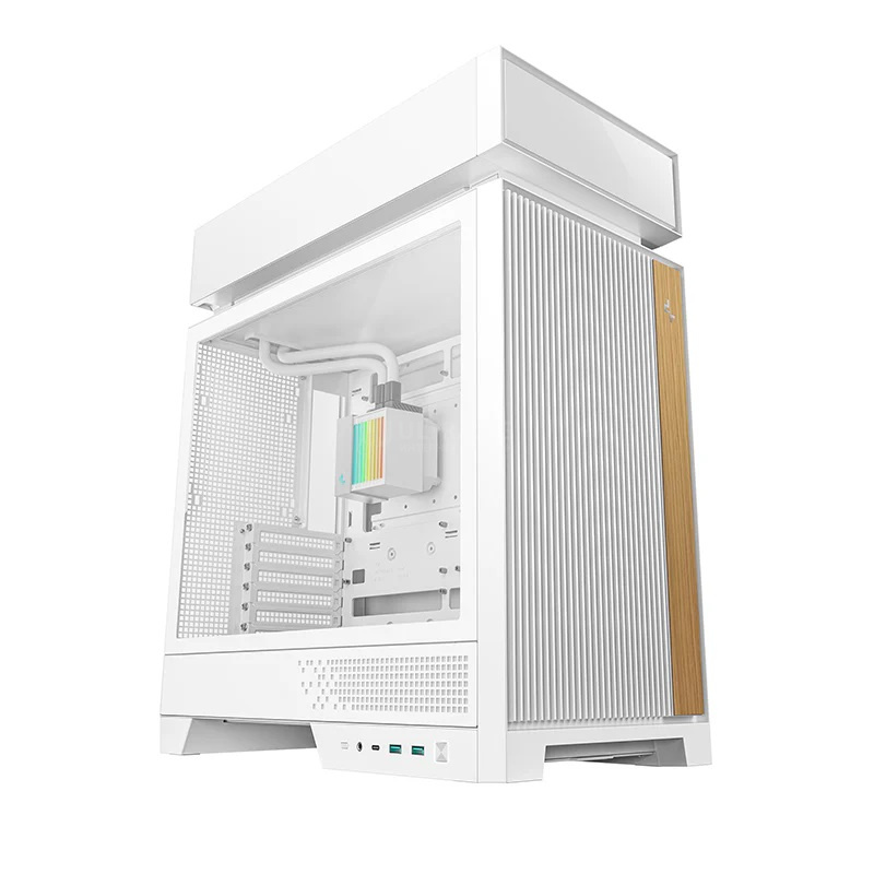 DEEPCOOL ATX CL6600 WH WHITE w/o PSU 2*USB 3.0 + 2xARGB 120mm fan + 360mm Liquid Cooler DEEPCOOL ATX CL6600 WH WHITE w/o PSU 2*USB 3.0 + 2xARGB 120mm fan + 360mm Liquid Cooler
