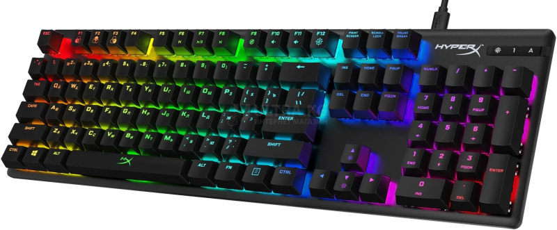 HyperX Alloy Origins Blue 4P5P0AX#ACB (HX-KB6BLX-RU) Mechanical Gaming Keyboard,RGB, RU HyperX Alloy Origins Blue 4P5P0AX#ACB (HX-KB6BLX-RU) Mechanical Gaming Keyboard,RGB, RU