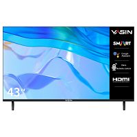 YASIN LED TV 43E9000 43" HD 1920x1080,450 cd/m2 Smart 1000000:1 6ms DVB-T2/C/S2 2xHDMI,USB,WIFI