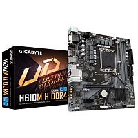 Матплата Gigabyte H610M H V3 DDR4, LGA1700, Intel H610, 2xDDR4 PC25600, 1xPCI-E16X, 1xPCI-E1x, Sound8Ch, GBLAN, 4SATA+M.2, mATX, 4USB3.2+8USB2.0, VGA, HDMI