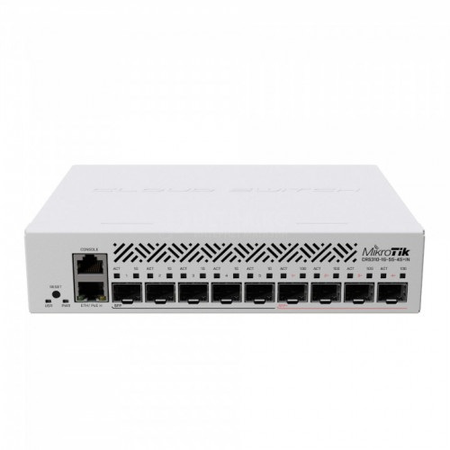 Коммутатор MikroTik CRS310-1G-5S-4S+IN (16MB FLASH, 1x1Gb/s, 5xSFP, 4xSFP+, RouterOS v7/SwitchOS) Коммутатор MikroTik CRS310-1G-5S-4S+IN (16MB FLASH, 1x1Gb/s, 5xSFP, 4xSFP+, RouterOS v7/SwitchOS)