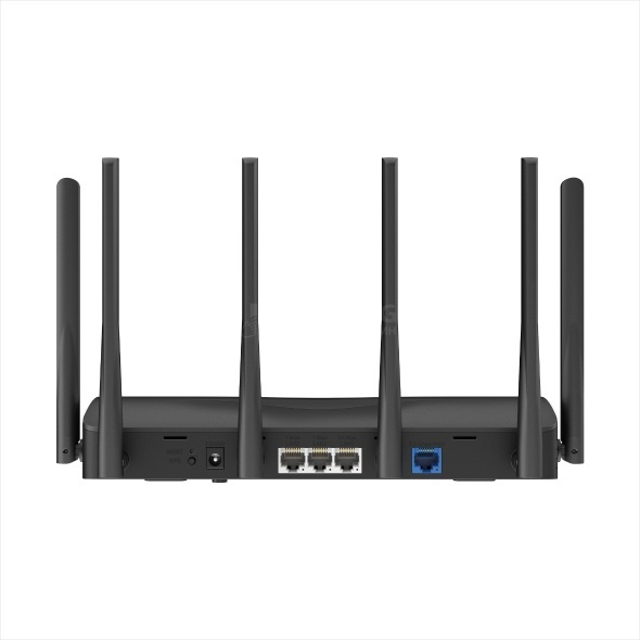 Роутер Wi-Fi 7 MERCUSYS MR37BE (BE6500/ 2,4ГГц до 688Мбит/с/ 5ГГц до 5,7Гбит/с/1×WAN + 1×LAN 2,5Гбит/с + 1×LAN 1Гбит/с 4K-QAM/ Multi-Link/EasyMeesh) фото 2 Роутер Wi-Fi 7 MERCUSYS MR37BE (BE6500/ 2,4ГГц до 688Мбит/с/ 5ГГц до 5,7Гбит/с/1×WAN + 1×LAN 2,5Гбит/с + 1×LAN 1Гбит/с 4K-QAM/ Multi-Link/EasyMeesh) фото 2