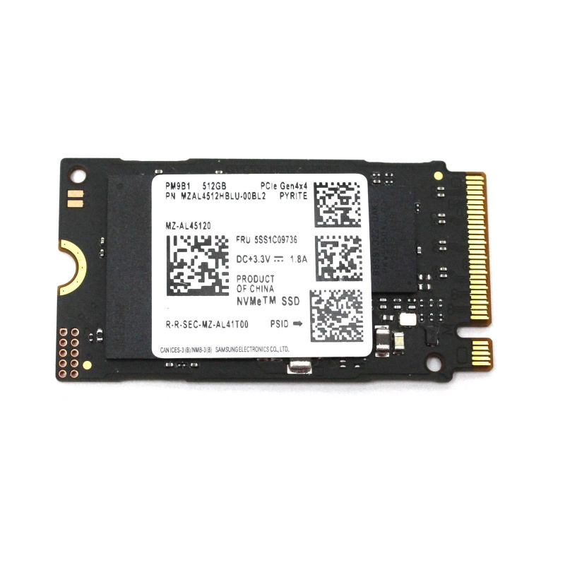 Твердотельный накопитель SSD 512GB Samsung PM9С1 MZ-VL85120 M.2 2280 PCIe 4.0 x4 NVMe 1.3, без упаковки Твердотельный накопитель SSD 512GB Samsung PM9С1 MZ-VL85120 M.2 2280 PCIe 4.0 x4 NVMe 1.3, без упаковки