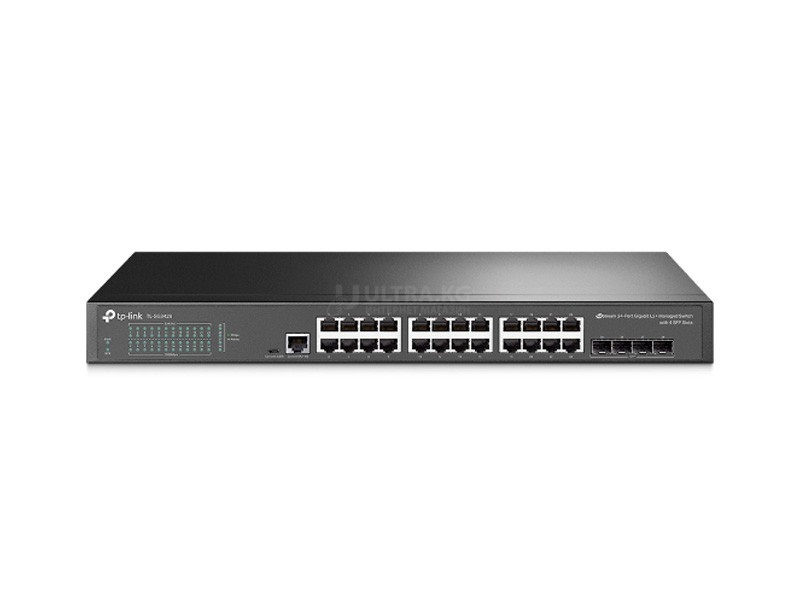 Коммутатор сетевой TP-LINK Omada SG3428 (4xSFP 1Gb/s, 24x1Gb/s, /56Gbps, Omada) 28.4 W Коммутатор сетевой TP-LINK Omada SG3428 (4xSFP 1Gb/s, 24x1Gb/s, /56Gbps, Omada) 28.4 W