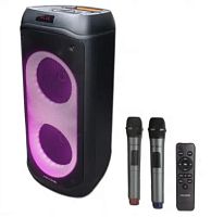 Microlab Party Speaker PT802 50W RGB LED, Bluetooth,4400mAH, 3.5mm Line in, USB, Remote