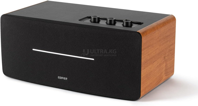 Беспроводная колонка Edifier D12, wooden enclosure, Tweeter: Φ19mm × 2, Mid-bass driver: 4 inch × 2, AUX, Line in, R/L (treble): 15W+15W , R/L (mid-range and bass): 20W+20W , Пульт управления, МДФ, 359mm×159mm×203.5mm, 4.6kg, коричневый Беспроводная колонка Edifier D12, wooden enclosure, Tweeter: Φ19mm × 2, Mid-bass driver: 4 inch × 2, AUX, Line in, R/L (treble): 15W+15W , R/L (mid-range and bass): 20W+20W , Пульт управления, МДФ, 359mm×159mm×203.5mm, 4.6kg, коричневый