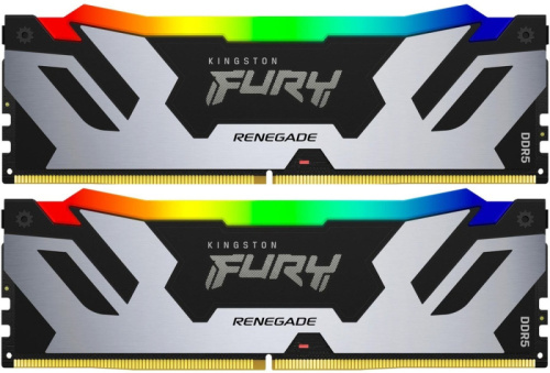 DDR5 48GB (2x24GB) PC-57600 (7200MHz) KINGSTON FURY RENEGADE RGB KF572C38RSAK2-48
