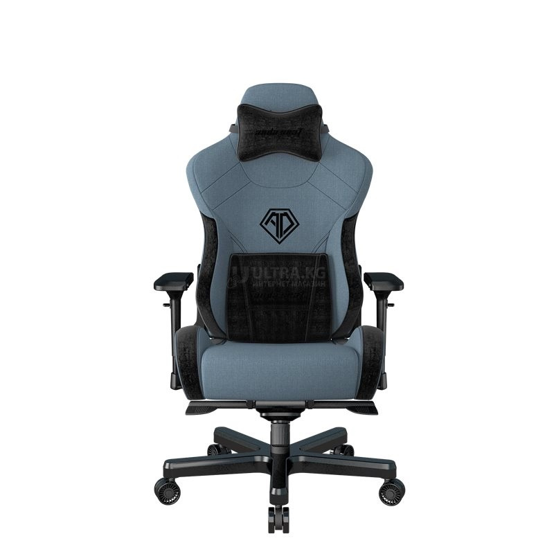 Gaming Chair AD12XLLA-01-SB AndaSeat T-Pro II Premium BLUE&BLACK 4D Armrest 65mm wheels Fabric Gaming Chair AD12XLLA-01-SB AndaSeat T-Pro II Premium BLUE&BLACK 4D Armrest 65mm wheels Fabric