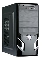 Корпус Aeromax WSC-3011 Black with USB, Audio Panel, ATX/Micro ATX, 0.4mm, USBx2.0 , HD-Audio, 1x5.25"/2x3.5",VGA 310mm, CPU высота 155mm,400x170x385mm,Без Б/П