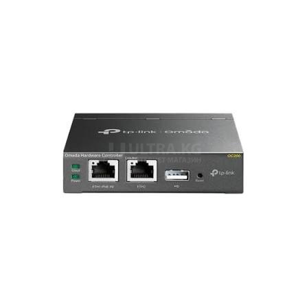 Контроллер управления сетью Wi-Fi Omada TP-LINK OC200 (до 100 точек/ 2×RJ45 100 Мбит/с/ 2×USB 2.0/ 2×Micro USB/ L3) Контроллер управления сетью Wi-Fi Omada TP-LINK OC200 (до 100 точек/ 2×RJ45 100 Мбит/с/ 2×USB 2.0/ 2×Micro USB/ L3)