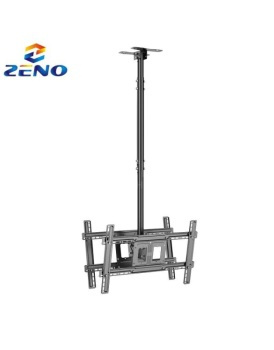 Потолочный кронштейн для ТВ и мониторов Kaloc Zeno T750D, Макс. Нагрузка-68.5 кг, Диагональ экрана от 32"до 70", Наклон 0°/+12°, Расстояние до потолка 1250-1622mm, VESA 100x100, 600x400mm, Чёрный Потолочный кронштейн для ТВ и мониторов Kaloc Zeno T750D, Макс. Нагрузка-68.5 кг, Диагональ экрана от 32"до 70", Наклон 0°/+12°, Расстояние до потолка 1250-1622mm, VESA 100x100, 600x400mm, Чёрный