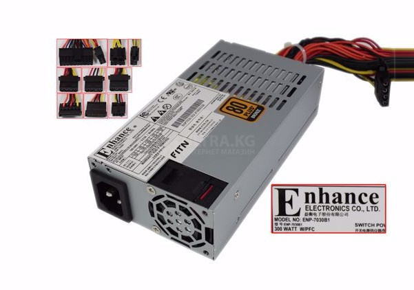 Блок питания 300W Enhance ENP-7030B1, 300 W single-rail 12 V PFC (EuP), auto-sensing, 80PLUS® Bronze, TFX Блок питания 300W Enhance ENP-7030B1, 300 W single-rail 12 V PFC (EuP), auto-sensing, 80PLUS® Bronze, TFX