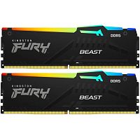 DDR5 64GB (2x32GB) PC-44800 (5600MHz) KINGSTON FURY BEAST RGB EXPO KF556C36BBEAK2-64