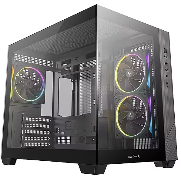 DEEPCOOL MATX CG330 3F w/o PSU USB3.0×2 Front + 3×120mm ARGB FANS DEEPCOOL MATX CG330 3F w/o PSU USB3.0×2 Front + 3×120mm ARGB FANS