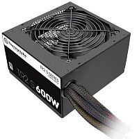 Блок питания 600W Thermaltake TR2 S 600W, ATX, 80 PLUS®, APFC, 20+4 pin, 4+4pin, 5*Sata, 4*Molex, 1*FDD, 2*PCI-E 6+2 pin, Вентилятор 12 см, Кабель питания, Чёрный[PS-TRS-0600NPCWEU-2]