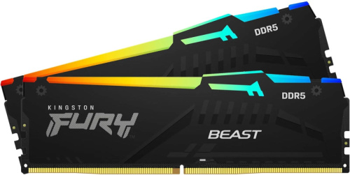 DDR5 64GB (2x32GB) PC-48000 (6000MHz) KINGSTON FURY BEAST RGB EXPO KF560C30BBEAK2-64