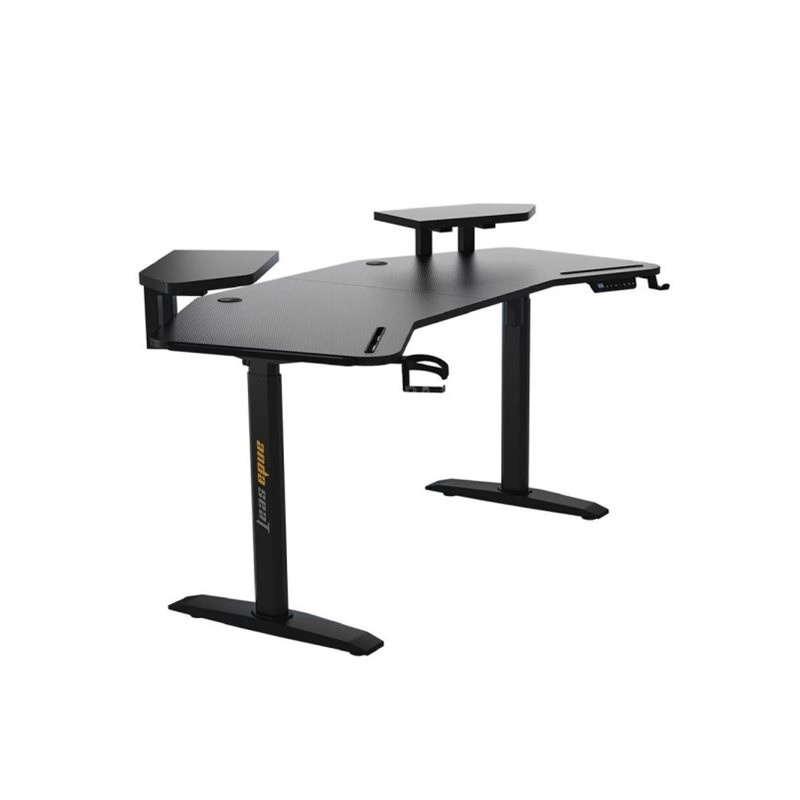 Gaming Desk AD-D-DD1-1600L-02-B AndaSeat Shadow Warrior Carbon Fiber Texture Tabletop RGB Gaming Desk AD-D-DD1-1600L-02-B AndaSeat Shadow Warrior Carbon Fiber Texture Tabletop RGB