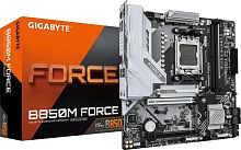 Материнская плата AM5 GIGABYTE B850M FORCE, AMD B850, 2xDDR5 PC76800, 2xPCI-EX16, 4xSATA+3M.2, RAID,GBLAN, Sound7.1, mATX, 6xUSB2.0, 5xUSB3.2, 2xUSB-C, HDMI, DP