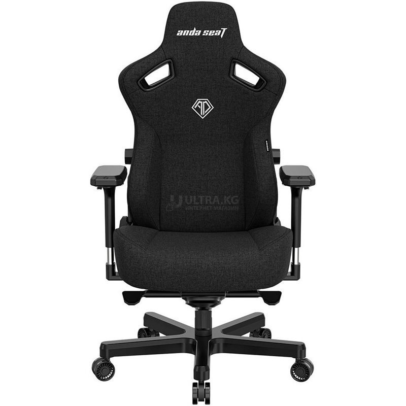 Gaming Chair AD12YDC-XL-01-B-CF AndaSeat Kaiser 3 XL BLACK 4D Armrest 65mm wheels Fabric Gaming Chair AD12YDC-XL-01-B-CF AndaSeat Kaiser 3 XL BLACK 4D Armrest 65mm wheels Fabric