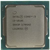Процессор Intel Core i3-10105, LGA1200, 3.7-4.4Hz, 6MB Cache L3, UHD 630, EMT64,4 Cores + 8 Threads,Tray,Comet Lake