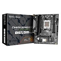 Материнская плата AM5 MAXSUN MS-Challenger B650M WIFI V2, AMD B650, 2xDDR5 PC41600, 1xPCI-EX16, 1xPCI-EX4, 1xPCI-EX1, 4xSATA+1M.2, GBLAN, Sound7.1, mATX, 4xUSB2.0, 5xUSB3.2, VGA, HDMI