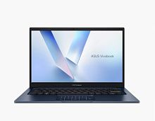 Ноутбук ASUS VIVOBOOK 14 X1404VAP, Intel Core 5-120U (up to 5.0GHz), 8GB DDR4, 256GB SSD NVMe, Intel Iris Xe Graphics, 14.0" FHD, WF BT HDMI Type-C WIN11H, ENG-RUS, темно синий - T