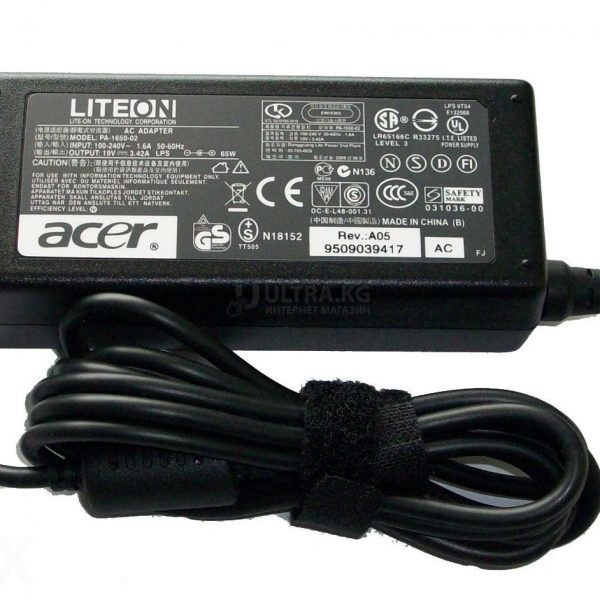 Блок питания Acer 19v 3.42A 65W (5.5x1.7mm)