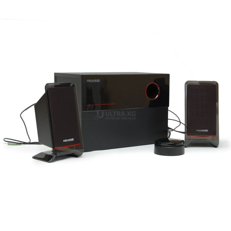 Microlab Subwoofer M-200 2.1 BLACK 40W(16W+12W*2) фото 2 Microlab Subwoofer M-200 2.1 BLACK 40W(16W+12W*2) фото 2