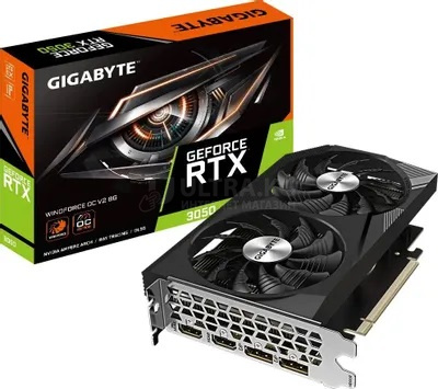 GEFORCE RTX3050 8GB GDDR6 128bit 1792Mhz 2xDP 2xHDMI GIGABYTE GV-N3050WF2OCV2-8GD GEFORCE RTX3050 8GB GDDR6 128bit 1792Mhz 2xDP 2xHDMI GIGABYTE GV-N3050WF2OCV2-8GD