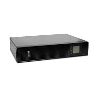 ИБП UPS SVC RTU-2KL-LCD, 2000VA (1600W), Стоечный 19'' 2U, RTU-серия, USB-SMART, Диапазон работы AVR: 165-280В, Бат.: 9Ач*3 шт., Вентилятор: 8cм*1шт. Выходные разъемы: 2 х Schuko + 1 х IEC C13., Чёрный (1 год)