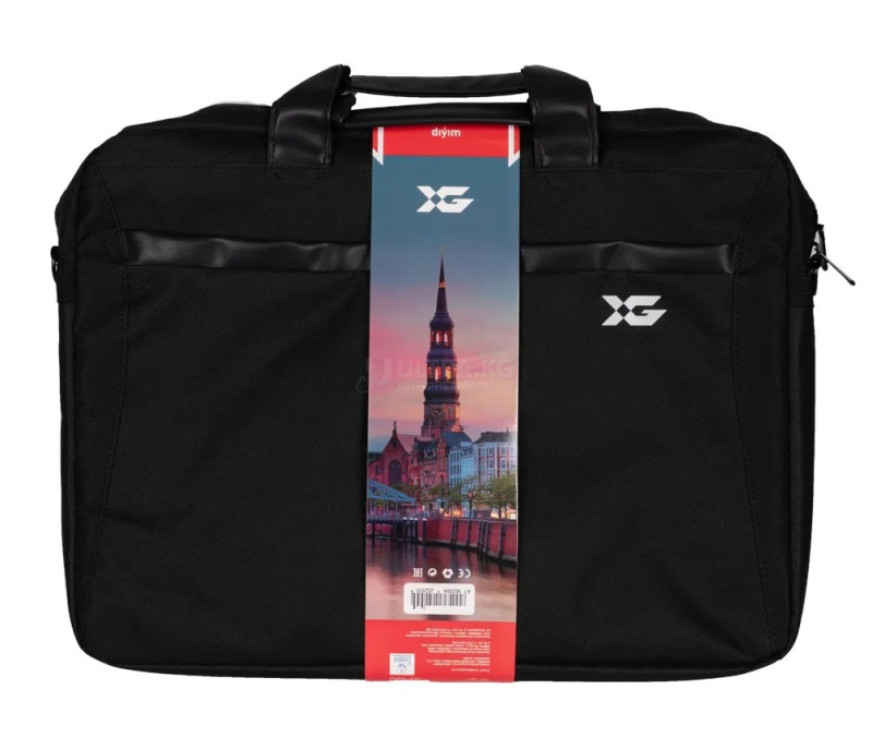 Сумка для ноутбука XG Hamburg XGNB-401B-P17.3 Черная 17.3", Полиэстер. Внешнее отделение на молнии, Органайзер, 2 внутренних отделения, Внутренний карман на молнии, Уплотнённые стенки, встроенный USB шнур Сумка для ноутбука XG Hamburg XGNB-401B-P17.3 Черная 17.3", Полиэстер. Внешнее отделение на молнии, Органайзер, 2 внутренних отделения, Внутренний карман на молнии, Уплотнённые стенки, встроенный USB шнур