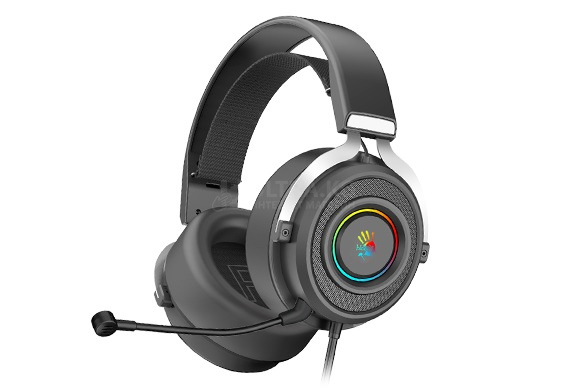 Наушники с микрофоном A4Tech Bloody G535P, Дуговые, 3.5mm MiniJack +USB, 20Hz-20kHz, 105dB/-44dB, Длина кабеля 2 м, 7.1 виртуальный объемный звук , Черно-серые Наушники с микрофоном A4Tech Bloody G535P, Дуговые, 3.5mm MiniJack +USB, 20Hz-20kHz, 105dB/-44dB, Длина кабеля 2 м, 7.1 виртуальный объемный звук , Черно-серые