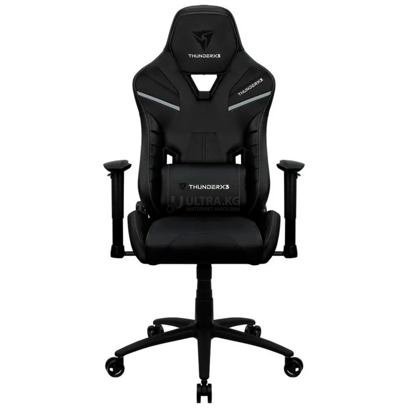 Gaming Chair ThunderX3 TC5 BLACK 3D Armrest 65mm wheels PVC Leather Gaming Chair ThunderX3 TC5 BLACK 3D Armrest 65mm wheels PVC Leather