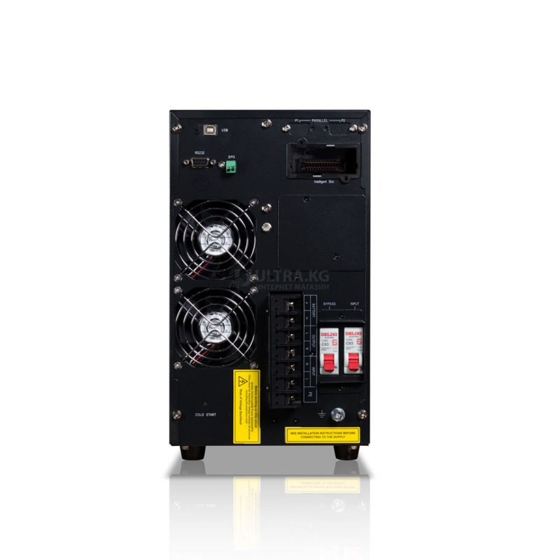 ИБП UPS SVC PTS-6KL-LCD, Мощность 6кВА/6кВт, PTS-серия, On-Line, LCD\RS-232, SMART, Диапазон работы AVR: 110-288В, Бат.: 12В/7Ач*16шт., Клеммная колодка, Вентилятор: 12см*1шт., Чёрный (2 года на устройство, 1 год на аккумуляторы) фото 2 ИБП UPS SVC PTS-6KL-LCD, Мощность 6кВА/6кВт, PTS-серия, On-Line, LCD\RS-232, SMART, Диапазон работы AVR: 110-288В, Бат.: 12В/7Ач*16шт., Клеммная колодка, Вентилятор: 12см*1шт., Чёрный (2 года на устройство, 1 год на аккумуляторы) фото 2