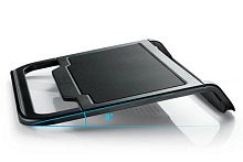 Охлаждающая подставка для ноутбука Deepcool N200 DP-N11N-N200, 15.6", Вентилятор 12см, 1000+-10%RPM, Сквозной USB 2.0, 22,7дБл, Габариты 340.5х310,5х59мм, Чёрный