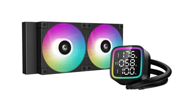 DEEPCOOL LM240 ARGB 120*2 FL12 SE FAN, 2.4" IPS DISPLAY, LGA20xx/1700/1200/115*/AMD DEEPCOOL LM240 ARGB 120*2 FL12 SE FAN, 2.4" IPS DISPLAY, LGA20xx/1700/1200/115*/AMD