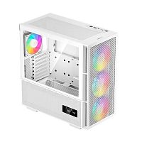 DEEPCOOL EATX CH560 WH WHITE w/o PSU USB3.0×2 Type-C*1 ARGB 3*140mm+1×120mm FAN