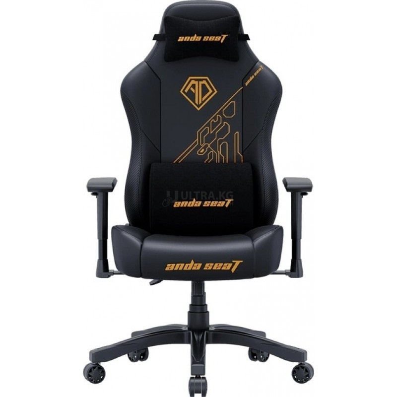 Gaming Chair AD18Y-14-B-PV/C AndaSeat Phantom 3 Tiger BLACK 2D Armrest 60mm wheels PVC Leather Gaming Chair AD18Y-14-B-PV/C AndaSeat Phantom 3 Tiger BLACK 2D Armrest 60mm wheels PVC Leather