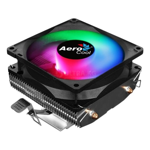 Кулер для процессора Aerocool Air Frost 2 FRGB 3P Intel 1700/115X/775/1200/AM4/AM3+/AM3/AM2+/AM2/FM2/FM1, 110W, 90мм, 1800 об/мин, 25.7дБA, 3pin, 2 теплотрубки, Габариты 90 x 90 x 25 мм, Чёрный Кулер для процессора Aerocool Air Frost 2 FRGB 3P Intel 1700/115X/775/1200/AM4/AM3+/AM3/AM2+/AM2/FM2/FM1, 110W, 90мм, 1800 об/мин, 25.7дБA, 3pin, 2 теплотрубки, Габариты 90 x 90 x 25 мм, Чёрный