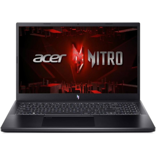 Ноутбук Acer Nitro ANV15-52-99CV, Intel I9-13900H (up to 5.4GHz), 16GB DDR4, 512GB NVMe, 15.6" FHD IPS 165Hz, RTX 5050 8GB, Type-C-Thunderbolt 4.0 LAN WF BT DOS, клав.с подсв ENG-RUS, черный [NH.QZ7EM.001]