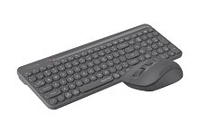 Беспроводная клавиатура + мышь A4TECH FSTYLER FG3300 Air2 Grey, мембранная, 107btns, 2000dpi, 4btns, USB, Серый