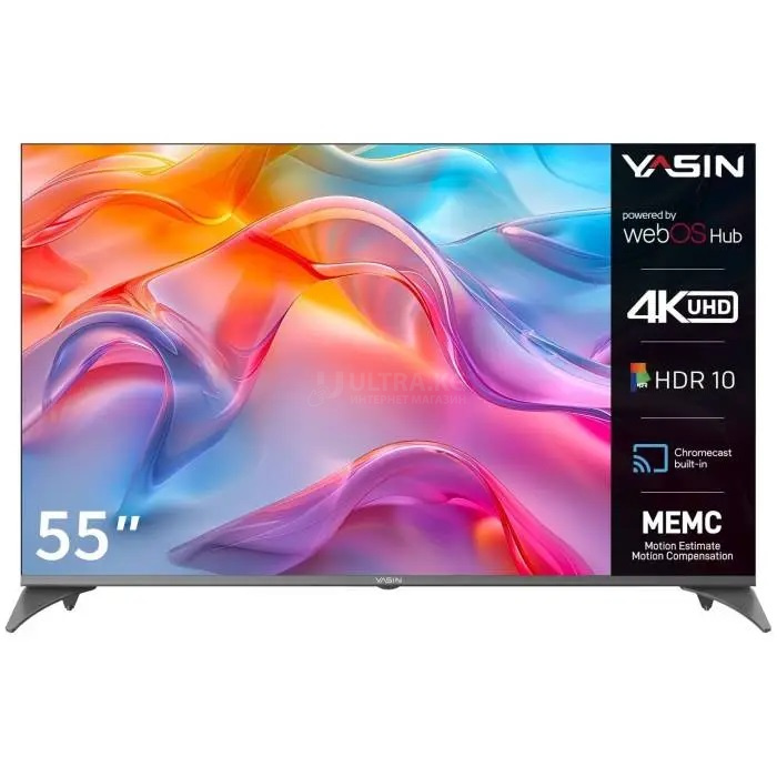 YASIN LED TV 55UD81 55" 4K UHD 3840x2160, WebOS 450 cd/m2 1000000:1 6ms 178/178 WiFi YASIN LED TV 55UD81 55" 4K UHD 3840x2160, WebOS 450 cd/m2 1000000:1 6ms 178/178 WiFi
