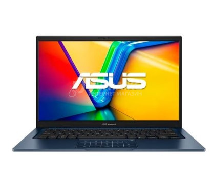 Ноутбук ASUS VIVOBOOK 14 X1404VA-I512256 Intel i5-1334U(up to 4.6GHz) 24GB DDR4, 2TB SSD NVMe, 14.0" FHD, Intel Iris Xe Graphics, WF, BT, HDMI, Type-C, WIN11H, ENG-RUS, темно синий Ноутбук ASUS VIVOBOOK 14 X1404VA-I512256 Intel i5-1334U(up to 4.6GHz) 24GB DDR4, 2TB SSD NVMe, 14.0" FHD, Intel Iris Xe Graphics, WF, BT, HDMI, Type-C, WIN11H, ENG-RUS, темно синий
